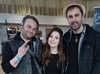 John Shelton with Nathan Head and Jessica Messenger at Beeston Comic Con 2018